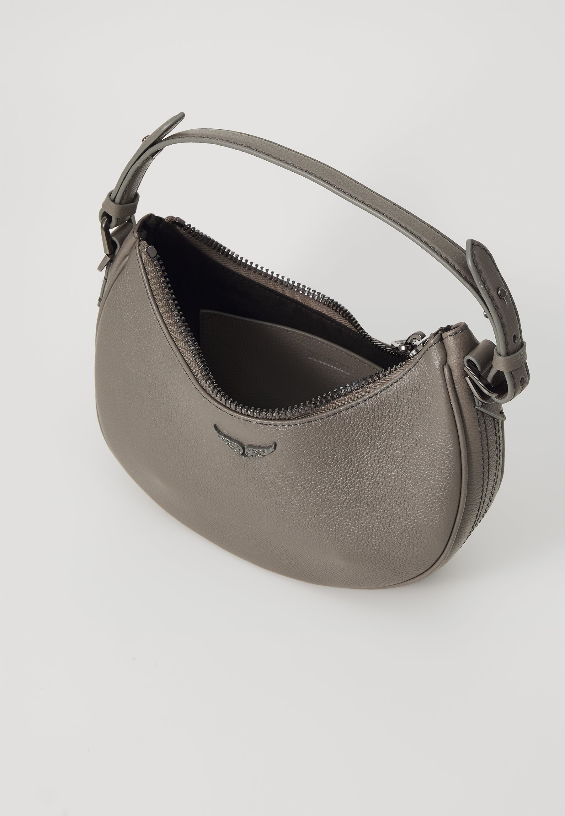 Zadig & Voltaire MOONROCK GRAINED - Handbag - grey/mottled grey