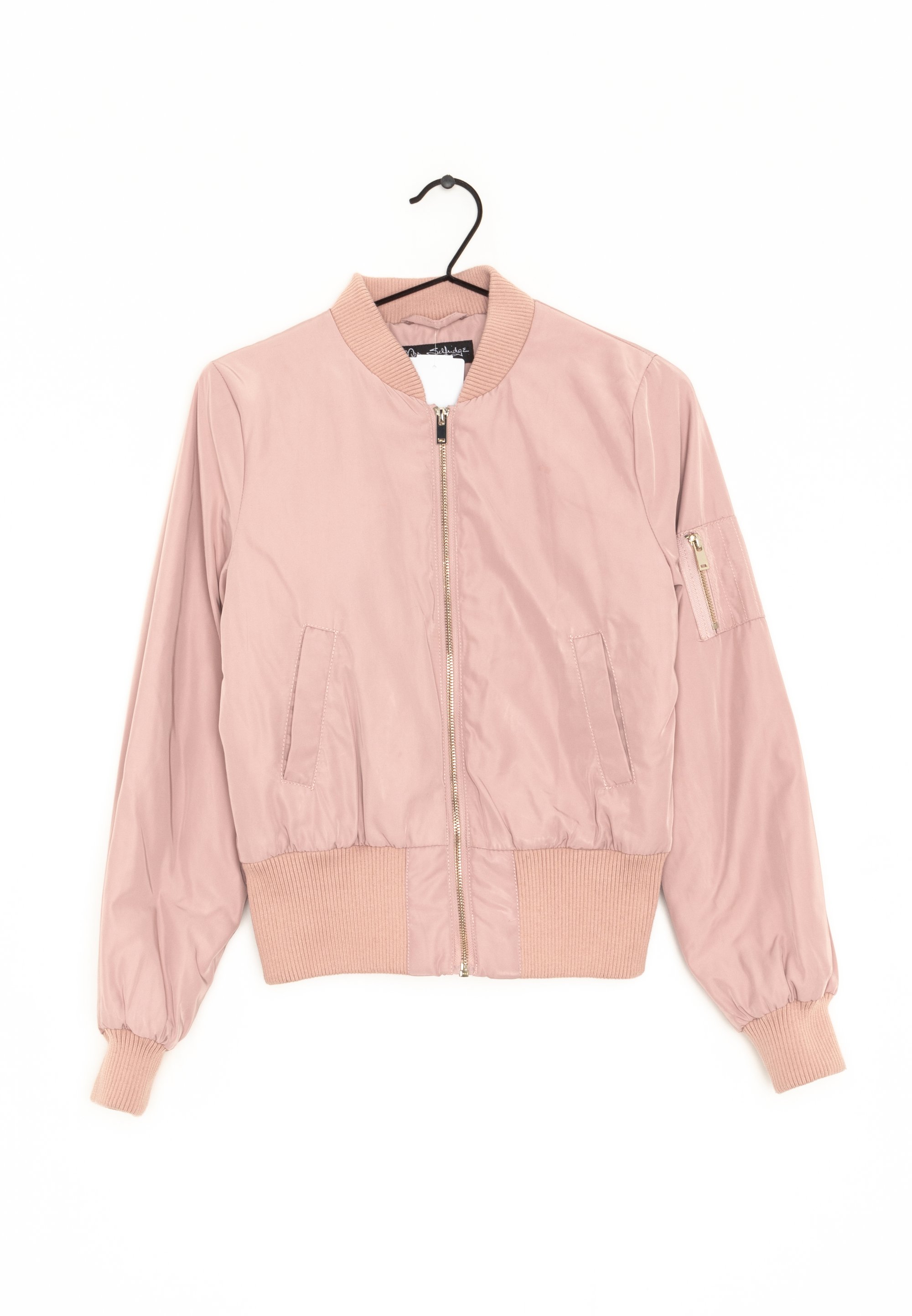 Miss Selfridge Bomber bunda pink/růžová (Pre-owned)