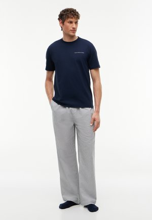 Tommy Hilfiger, 3 PACK TEE - Nattøj trøjer - white/black/navy