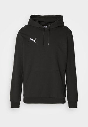 Puma TEAMGOAL CASUALS HOODY - Felpa con cappuccio - black/white
