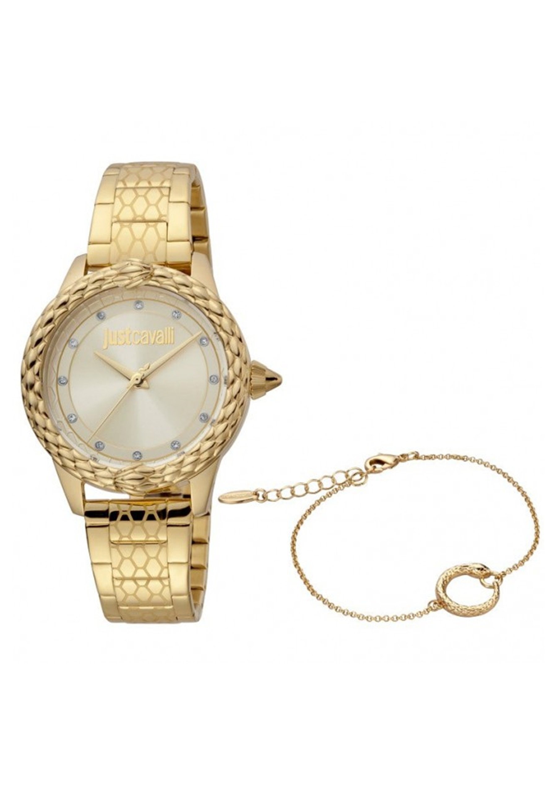 gold cavalli uhren damen