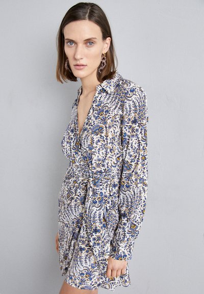 Veronica Beard LAVELLA DRESS - Φόρεμα πουκάμισο - ecru/multi-coloured