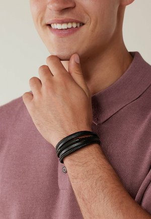 Lucardi, STATEMENT - Armband - black no stone
