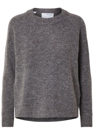 Selected, SLFLULU - Πουλόβερ - medium grey melange
