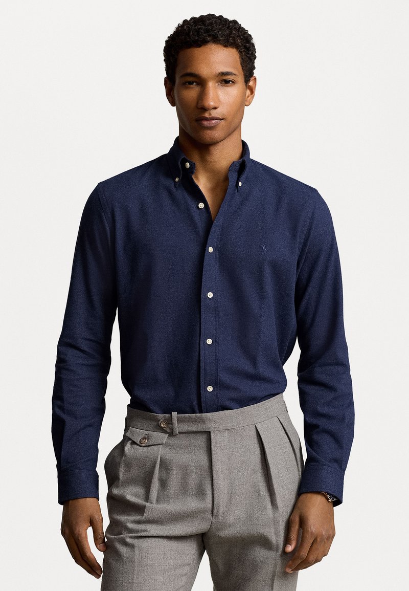Polo Ralph Lauren CUSTOM FIT PERFORMANCE TWILL SHIRT - Srajca - navy heather