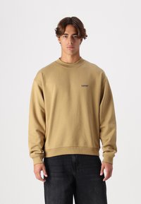 Bareen BRAX OVERSIZE CREW NECK - Sportinis megztinis - antique bronze