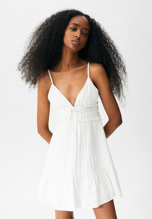 RUSTIC STRAPPY - Denní šaty - white