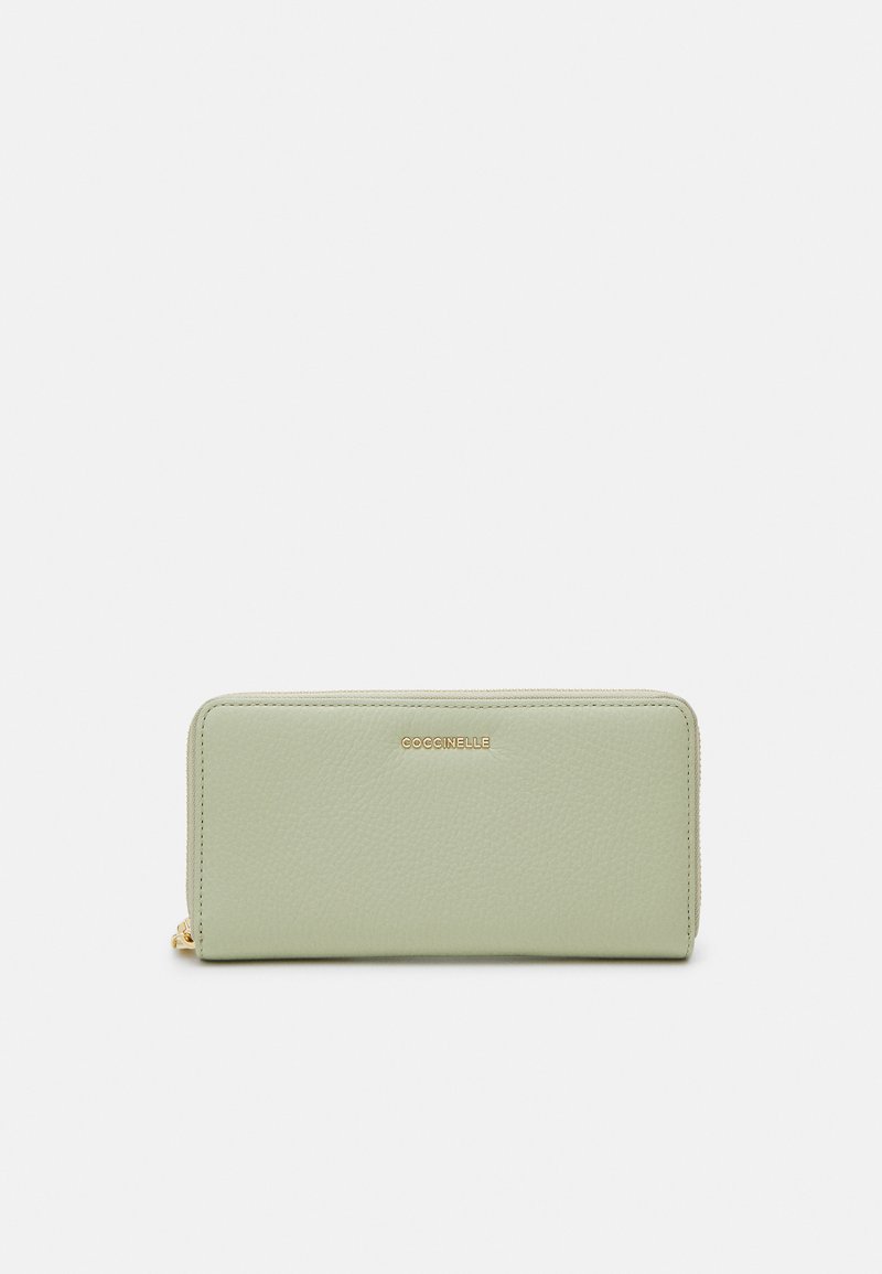 Coccinelle METALLIC SOFT - Lommebok - celadon green