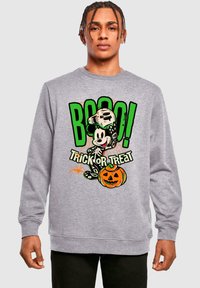 ABSOLUTE CULT MICKEY MOUSE - HALLOWEEN BOOO TRICK OR TREAT - Felpa - heather grey