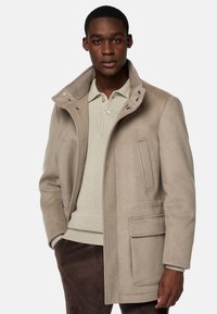 Boggi Milano Klasický kabát - taupe