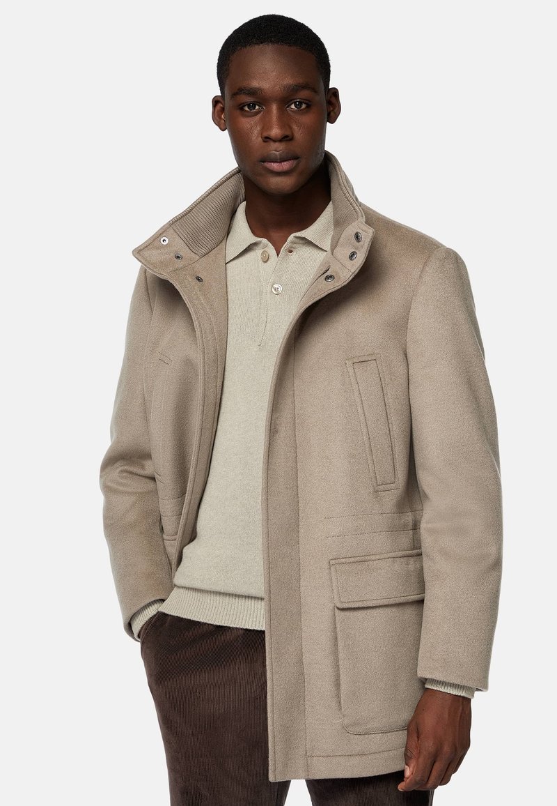 Boggi Milano Klasický kabát - taupe