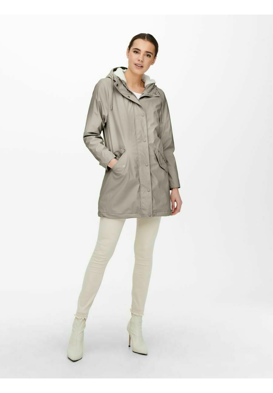 silver waterproof jacket