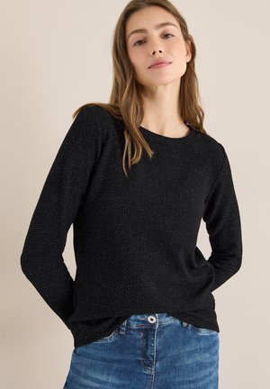 T-shirt à manches longues - schwarz
