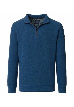 TROYER - Striktrøje - blau
