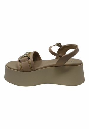 Frau Shoes Sandali con plateau - marrone