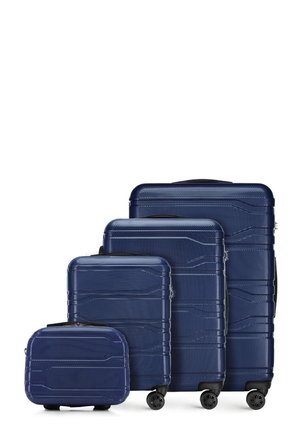 LUGGAGE SET WITH WASH BAG FROM POLYCARBONATE - Luggage set - dark blue