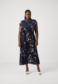 Vero Moda Curve - VMNEWHALLIE LONG DRESS - Maxi dress - night sky Thumbnail Image 1