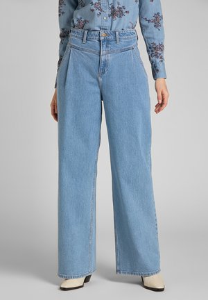 Relaxed fit -farkut - light-blue denim