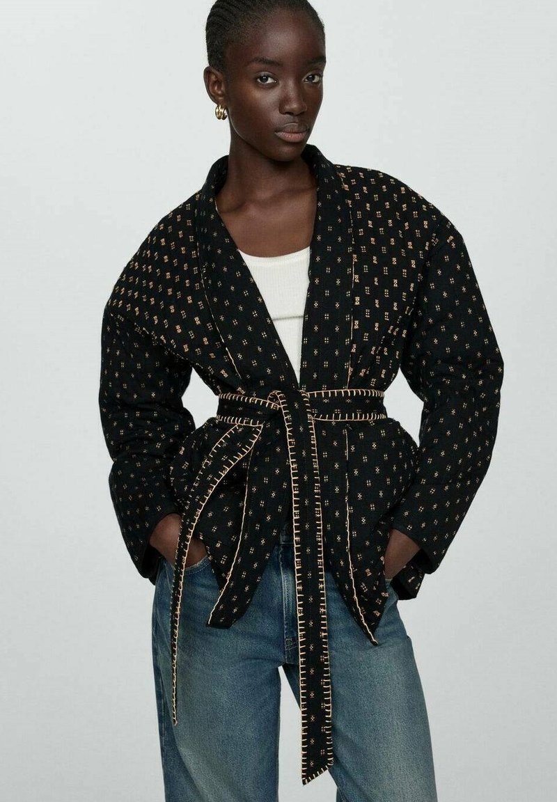 Mango ELORA - Cardigan - black