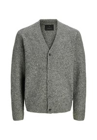 Cardigan - medium grey melange