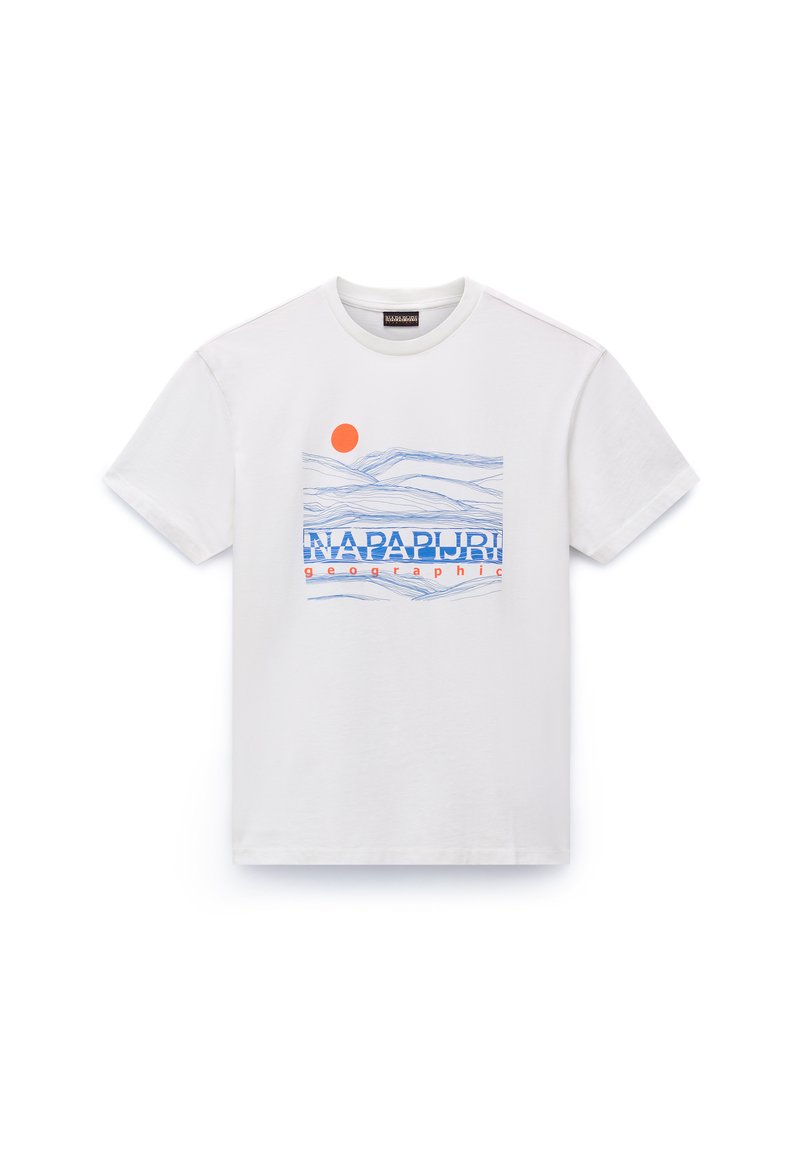 Napapijri T-shirt print crème
