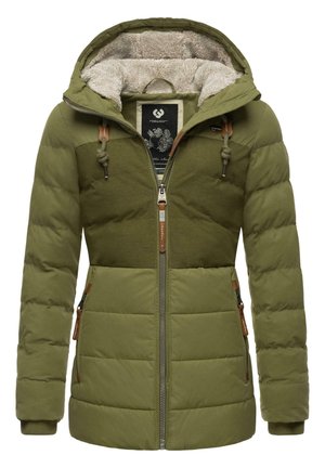 Ragwear LUCINDA LONG II - Wintermantel - dark green/dunkelgrün