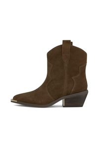 Alma En Pena Stivaletti Piani In Pelle Donna - Canna Piegata Con Borchie - Tacco 6 Cm - Chiusura Zip - Colore Nero - 5