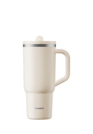 Qwetch, QWETCH TRAVEL CUP ISOTHERME BOUCHON ÉTANCHE UNISEX - Bidon - sable