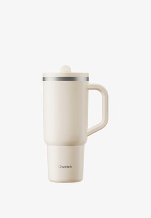 Qwetch, QWETCH TRAVEL CUP ISOTHERME BOUCHON ÉTANCHE UNISEX - Gourde - sable
