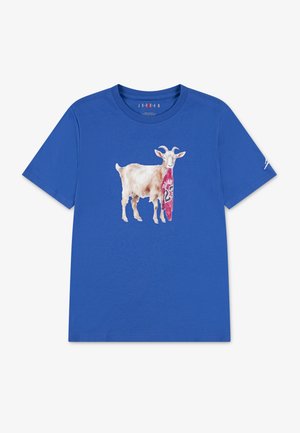 GOAT CREW - Print T-shirt - sport blue