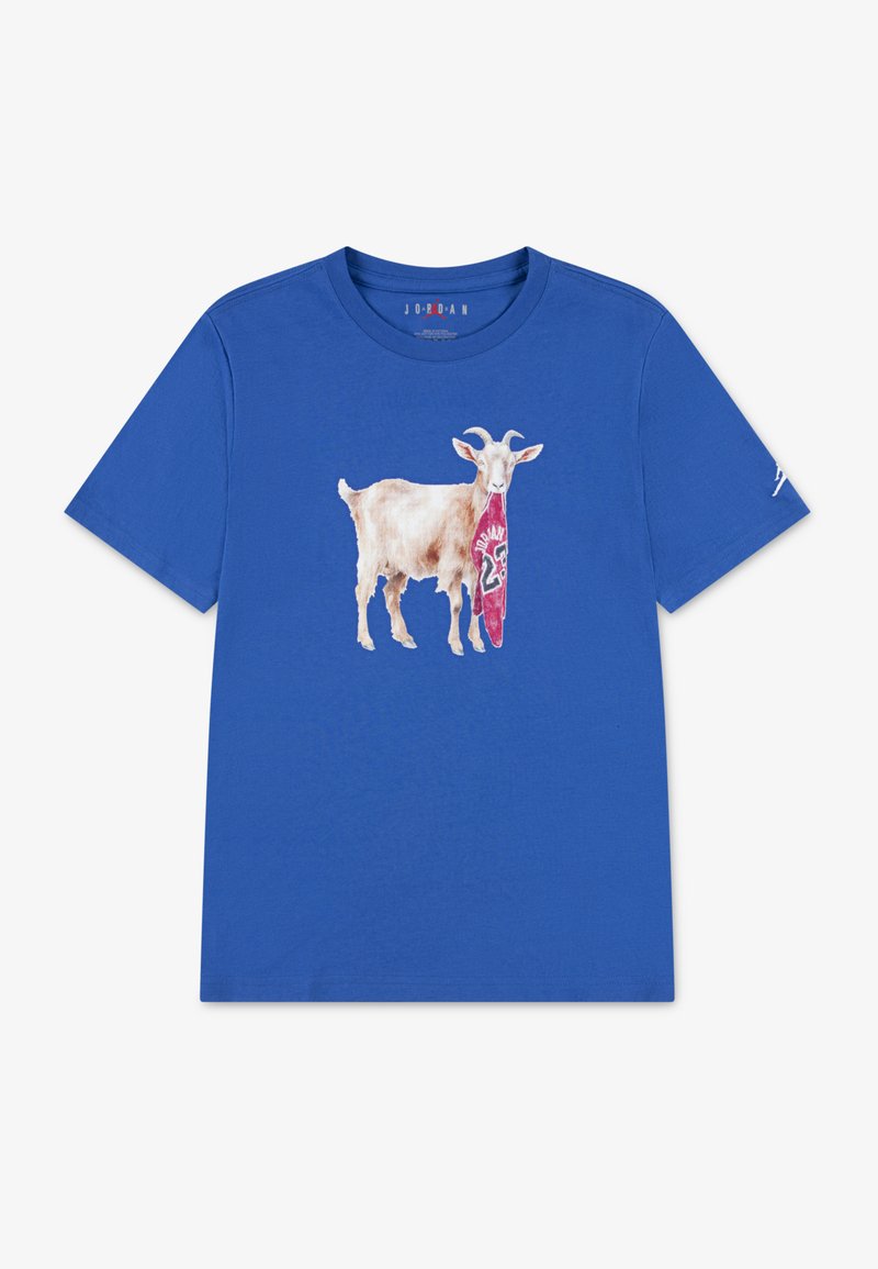 Jordan GOAT CREW - Marškinėliai su spaudiniu - sport blue