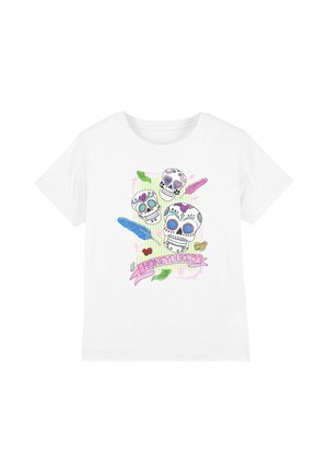 Cotton Soul, HARRY POTTER HONEYDUKES SUGAR SKULLS UNISEX - T-Shirt print - white