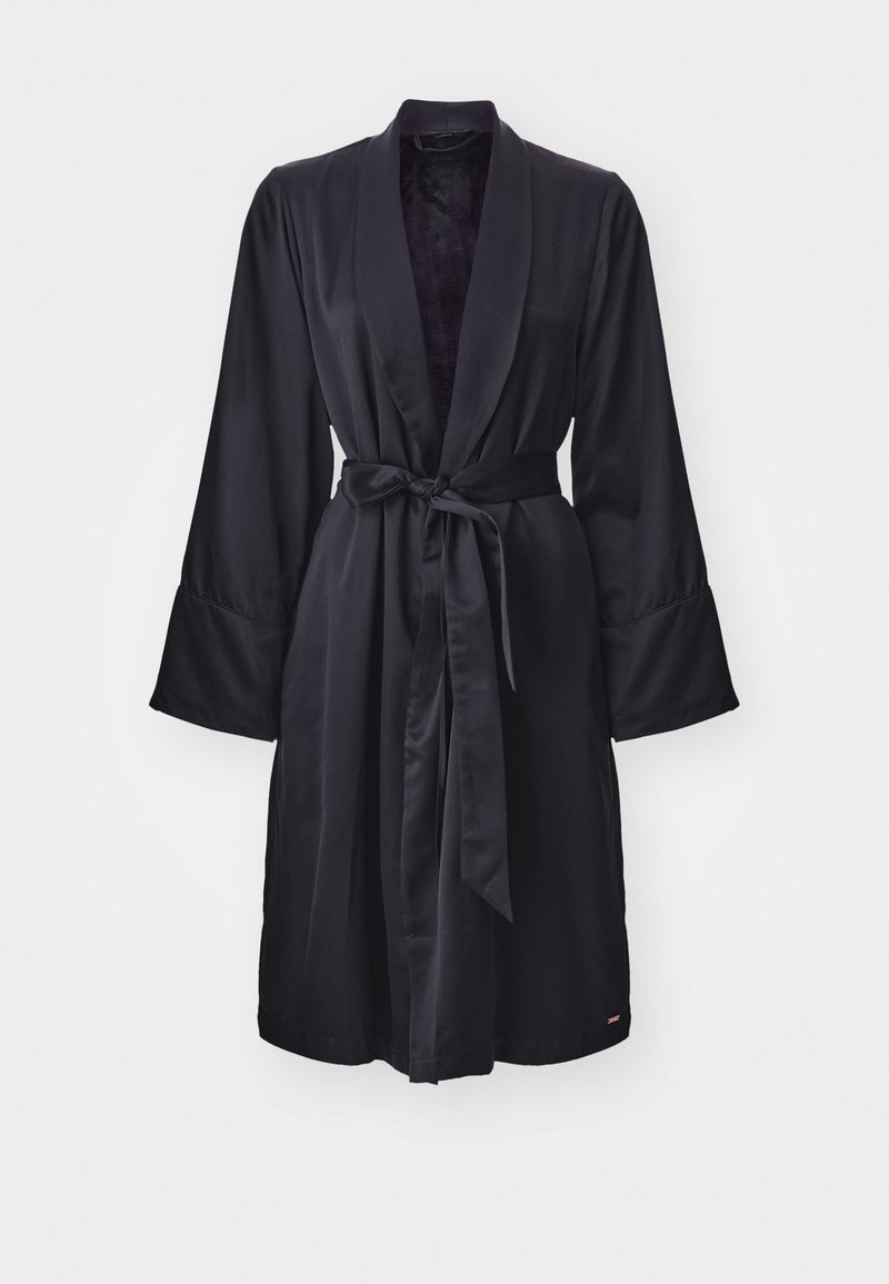 princess polly baby blue dress Black Satin Robe – Shop The Standard main image 1