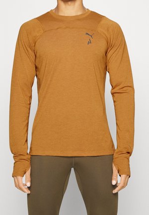 Langarmshirt - brown