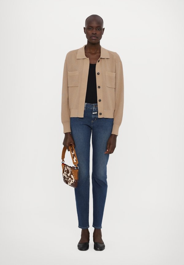 CARDIGAN LONG SLEEVE - Cardigan - dark chino beige3