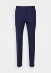 STRETCH SLIM SUIT PANT - Suit trousers - ink blue