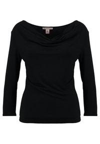 Anna Field Top s dlouhým rukávem - black