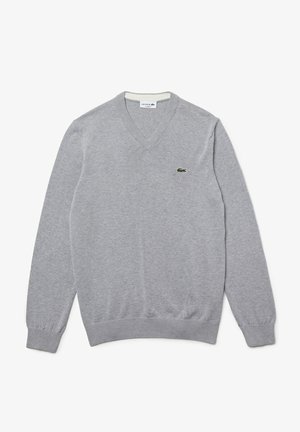 Lacoste Strickpullover - gris chine