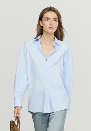 Massimo Dutti, Skjortebluser - light blue