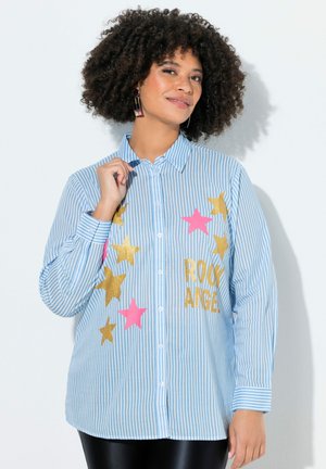 STREIFEN UND GLITZERSTERNE - Hemdbluse - snow white