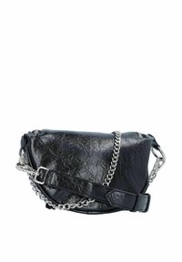 Seidenfelt SCHULTER - Handtas - glossy black