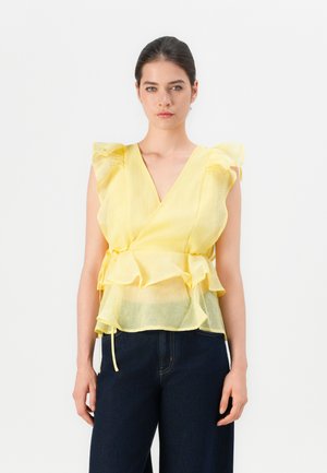 VMSABRINA FLOUNCE - Bluse - pale banana