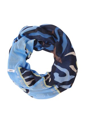 GEMUSTERTER LOOP  - Tubehalstørklæder - blau