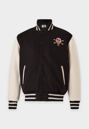 Icecream, CONES & BONES VARSITY JACKET - Яке бомбър - black
