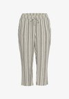 CROPPED - Pantalon classique - moonstruck black stripe