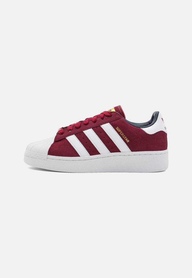 adidas Originals SUPERSTAR XLG - Sneakers laag - collegiate burgundy/footwear white/collegiate navy