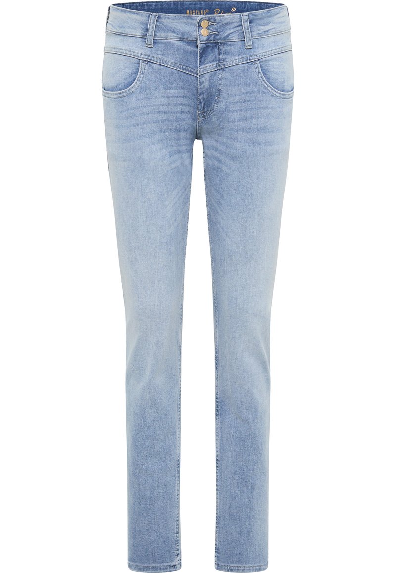 mustang Slim fit jeans lichtblauw denim