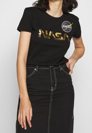 Print T-shirt - black