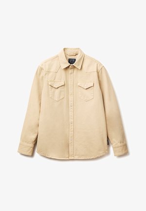 United Colors of Benetton, WESTERN TWILL SHIRT. - Hemd - beige