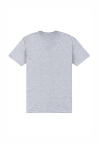Grå kortærmet t-shirt med rund hals. Fremstillet af blødt bomuldsstof med en glat overflade. Ingen synlige logoer eller mønstre. Set fra ryggen.